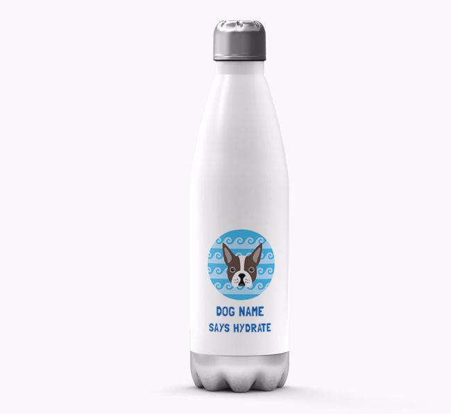 'Says Hydrate' - Personalized {breedFullName} Water Bottle